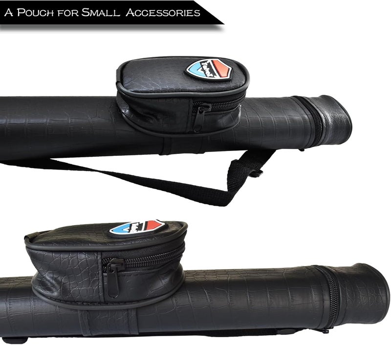 TalveX 1x1 Hard cue case Pool Cue Billiard Stick Carrying Case(Holds 1 Butt/1 Shaft) - Image 4